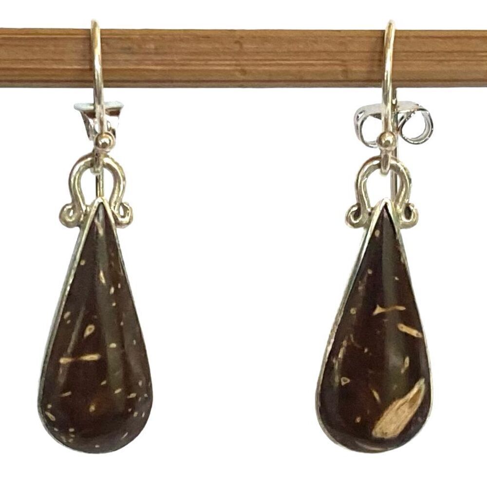 NN# Beautiful Adabele & Sterling 925 Silver Dangle Earrings